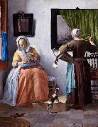 Gabriel Metsu Woman Reading a Letter oil painting reproduction